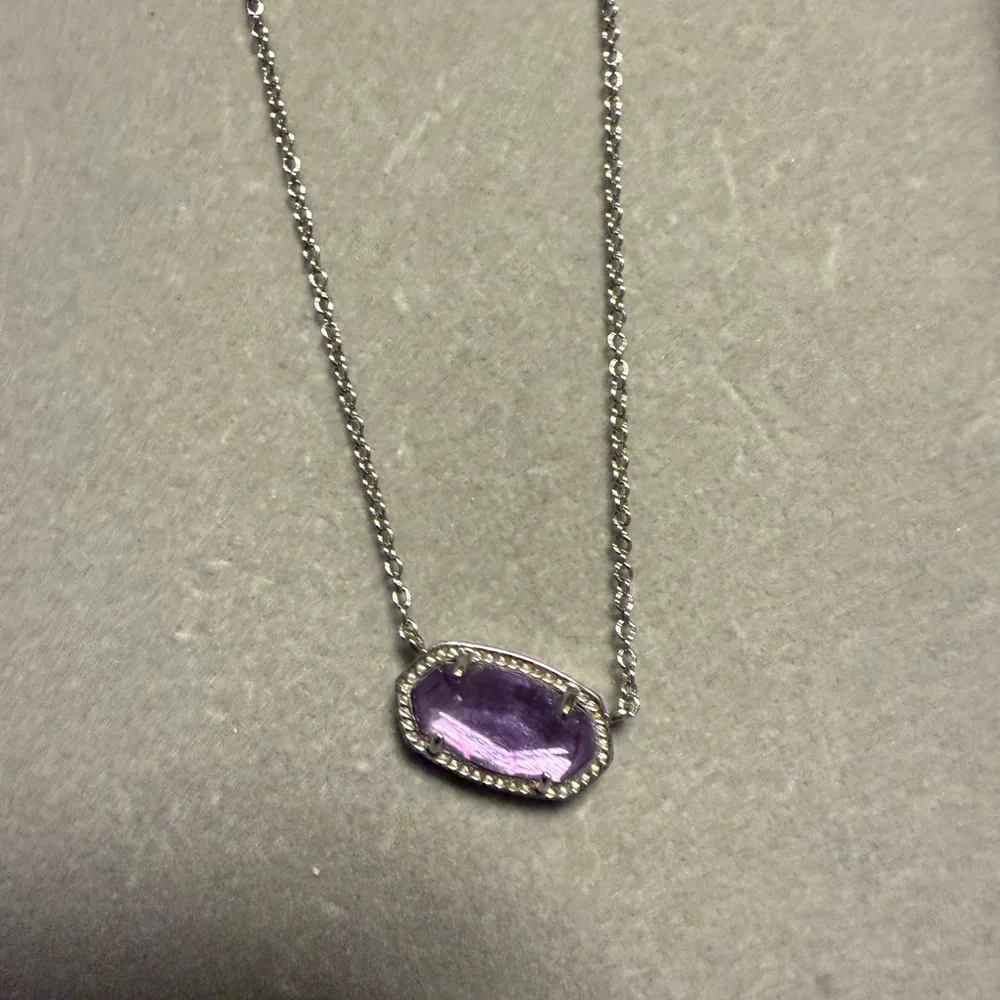 Purple Kendra Scott Necklace - Picture 2 of 4